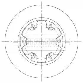 Тормозной диск BORG & BECK купить