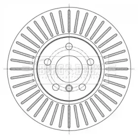 Тормозной диск BORG & BECK купить