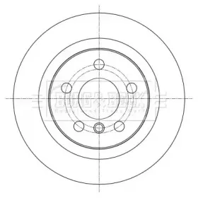 Тормозной диск BORG & BECK купить