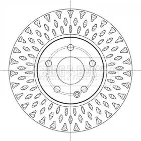 Тормозной диск BORG & BECK купить