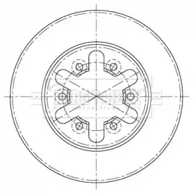 Тормозной диск BORG & BECK купить