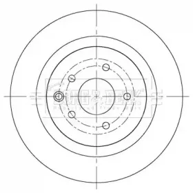 Тормозной диск BORG & BECK купить
