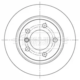 Тормозной диск BORG & BECK купить