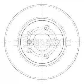 Тормозной диск BORG & BECK купить