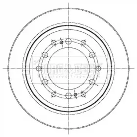 Тормозной диск BORG & BECK купить