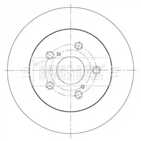 Тормозной диск BORG & BECK купить