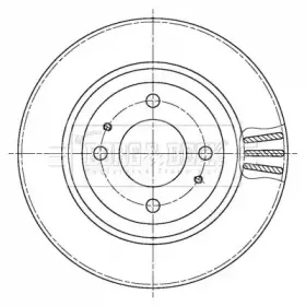 Тормозной диск BORG & BECK купить