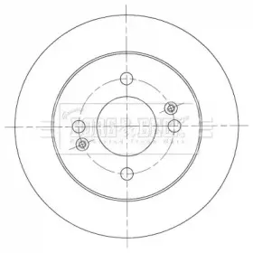 Тормозной диск BORG & BECK купить