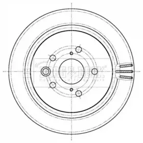 Тормозной диск BORG & BECK купить