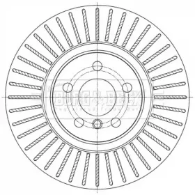 Тормозной диск BORG & BECK купить