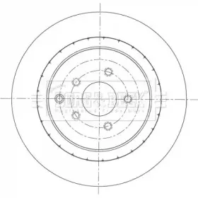 Тормозной диск BORG & BECK купить