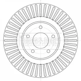 Тормозной диск BORG & BECK купить