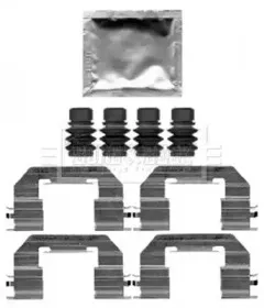 Комплектующие, колодки дискового тормоза BORG & BECK купить