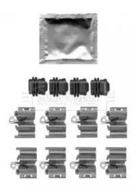 Комплектующие, колодки дискового тормоза BORG & BECK купить