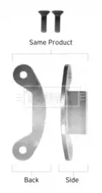 Комплектующие, колодки дискового тормоза BORG & BECK купить