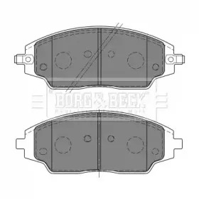 Комплект тормозных колодок, дисковый тормоз BORG & BECK купить