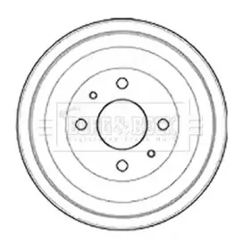 Тормозной барабан BORG & BECK купить
