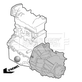 Подвеска, двигатель BORG & BECK купить
