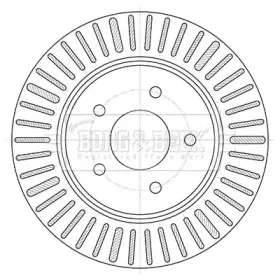 Тормозной диск BORG & BECK купить