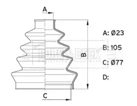 Пыльник, приводной вал BORG & BECK купить