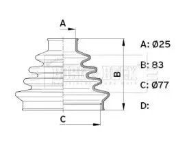 Пыльник, приводной вал BORG & BECK купить