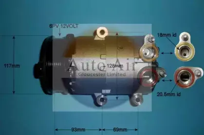 Компрессор, кондиционер AUTO AIR GLOUCESTER купить