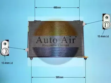 Конденсатор, кондиционер AUTO AIR GLOUCESTER купить