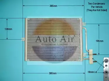 Конденсатор, кондиционер AUTO AIR GLOUCESTER купить