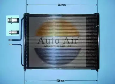 Конденсатор, кондиционер AUTO AIR GLOUCESTER купить
