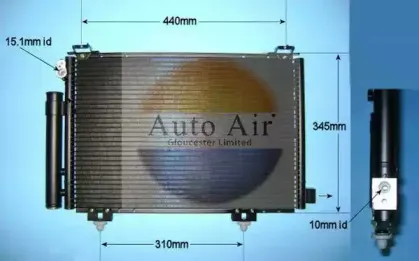 Конденсатор, кондиционер AUTO AIR GLOUCESTER купить