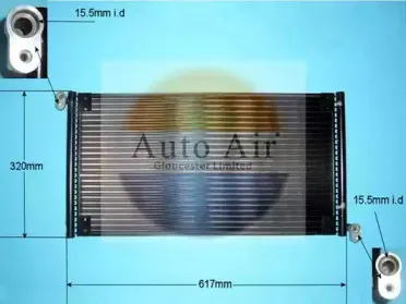 Конденсатор, кондиционер AUTO AIR GLOUCESTER купить