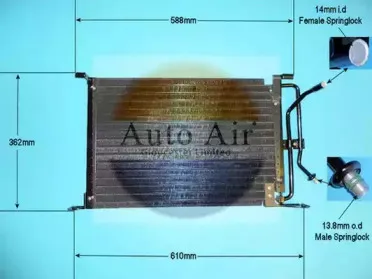 Конденсатор, кондиционер AUTO AIR GLOUCESTER купить