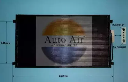 Конденсатор, кондиционер AUTO AIR GLOUCESTER купить