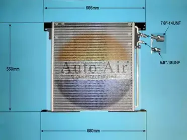 Конденсатор, кондиционер AUTO AIR GLOUCESTER купить