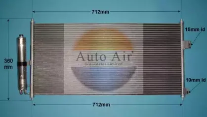 Конденсатор, кондиционер AUTO AIR GLOUCESTER купить