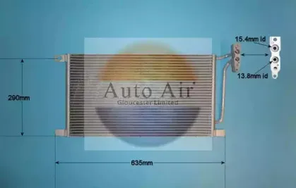 Конденсатор, кондиционер AUTO AIR GLOUCESTER купить