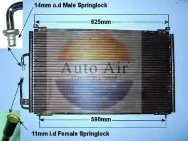 Конденсатор, кондиционер AUTO AIR GLOUCESTER купить