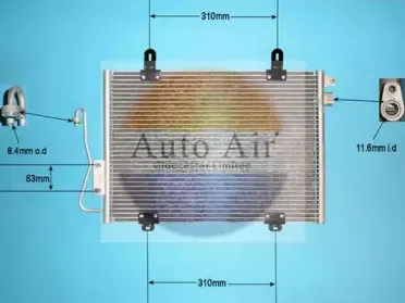 Конденсатор, кондиционер AUTO AIR GLOUCESTER купить