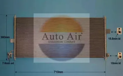 Конденсатор, кондиционер AUTO AIR GLOUCESTER купить