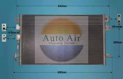 Конденсатор, кондиционер AUTO AIR GLOUCESTER купить