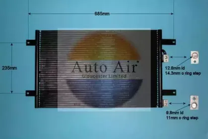 Конденсатор, кондиционер AUTO AIR GLOUCESTER купить