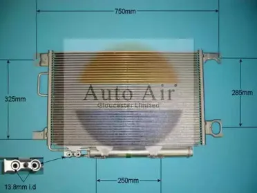 Конденсатор, кондиционер AUTO AIR GLOUCESTER купить