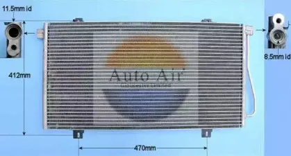 Конденсатор, кондиционер AUTO AIR GLOUCESTER купить