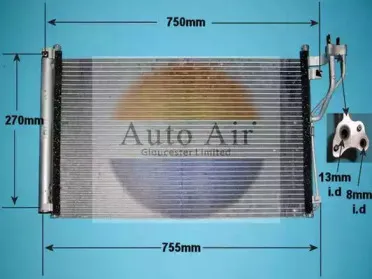 Конденсатор, кондиционер AUTO AIR GLOUCESTER купить