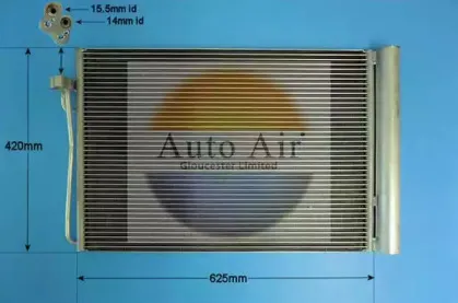 Конденсатор, кондиционер AUTO AIR GLOUCESTER купить