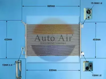 Конденсатор, кондиционер AUTO AIR GLOUCESTER купить