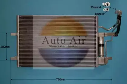 Конденсатор, кондиционер AUTO AIR GLOUCESTER купить