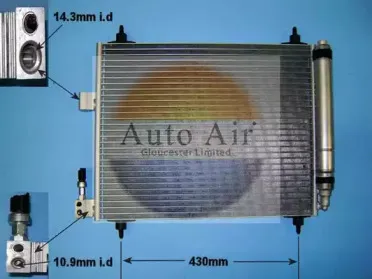 Конденсатор, кондиционер AUTO AIR GLOUCESTER купить