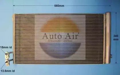 Конденсатор, кондиционер AUTO AIR GLOUCESTER купить