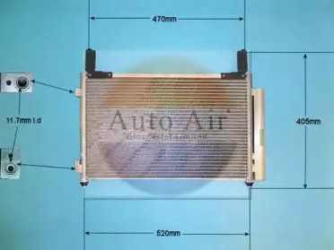 Конденсатор, кондиционер AUTO AIR GLOUCESTER купить